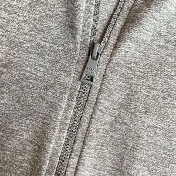 Beyond Yoga Size L Full Zip Sweatshirt Gray Super Soft Loungewear‎ Basic Comfy - Picture 5 of 9